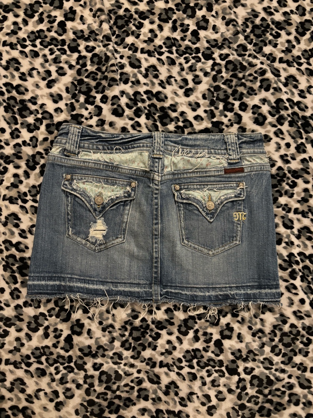 2000s Miss Me mini Jean Skirt